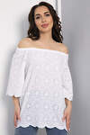 LT Collection Блуза 538088 Б13571-2М Белый