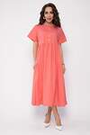 LT Collection Платье 538119 П13603-36М коралловый