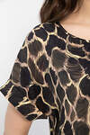 LT Collection Платье 538122 П13619-12М бежевый/черный