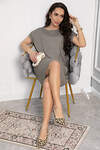 LT Collection Платье 538129 П13613-25М оливково-серый