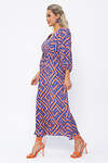 LT Collection Платье 538141 П13643-33М оранжевый/синий