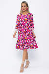LT Collection Платье 538142 П13638-33М фуксия