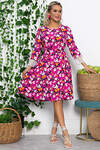 LT Collection Платье 538142 П13638-33М фуксия