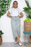 LT Collection Юбка 538148 Ю13644-4М голубо-зелёный