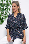 LT Collection Блуза 538149 Б13648-30М темно-синий