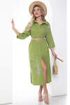 LT Collection Платье 538151 П13702-7М зеленый