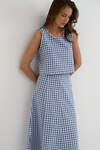 RISE Юбка 538232 SKRT2534_Blue Checkers Голубой, белый