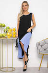 LT Collection Сарафан 538643 П13629-10М чёрно-голубой