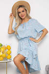 LT Collection Платье 538644 П13625-10М голубой