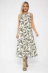LT Collection Платье 538650 П13673-25М Молочный/хаки