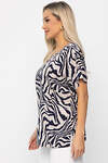 LT Collection Блуза 538659 Б13725-30М Синий/бежевый