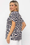 LT Collection Блуза 538659 Б13725-30М Синий/бежевый