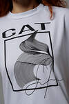 Натали Футболка 538750 8506 белый+CAT