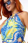 Lika Dress Платье 538830 10414 Синий/Желтый