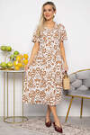 LT Collection Платье 539398 П13678-5М оранжевый