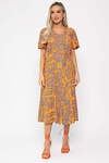 LT Collection Платье 539428 П13677-5М оранжевый