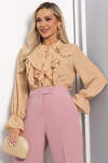 LT Collection Блуза 539437 Б13687-5М бежевый