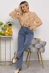 LT Collection Блуза 539437 Б13687-5М бежевый