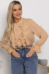LT Collection Блуза 539437 Б13687-5М бежевый