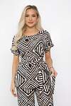 LT Collection Костюм 539474 К13714-12М черно-бежевый