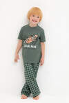 CROCKID Пижама 540659 К 1599 зеленый мох, клетка