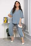 LT Collection Костюм 540721 К13716-15М Серо-голубой