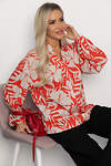 LT Collection Рубашка 541049 Б13761-25М оранжевый