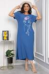 LT Collection Платье 541894 П13704-8М синий