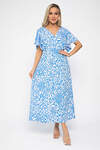 LT Collection Платье 541897 П13728-7М голубой