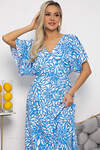 LT Collection Платье 541897 П13728-7М голубой