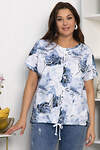 LT Collection Блуза 542278 Б13758-20М Синий