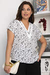 LT Collection Блуза 542287 Б13794-3М Белый