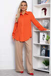 LT Collection Рубашка 542290 Б13827-7М оранжевый