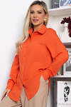 LT Collection Рубашка 542290 Б13827-7М оранжевый