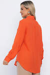 LT Collection Рубашка 542290 Б13827-7М оранжевый