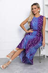 LT Collection Платье 542291 П13823-12М фиолетово-голубой