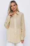 LT Collection Рубашка 542293 Б13828-7М бежевый