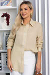 LT Collection Рубашка 542293 Б13828-7М бежевый