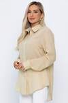 LT Collection Рубашка 542293 Б13828-7М бежевый