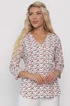 LT Collection Блуза 543024 Б13775-16М белый