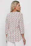 LT Collection Блуза 543024 Б13775-16М белый