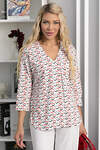 LT Collection Блуза 543024 Б13775-16М белый