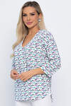 LT Collection Блуза 543025 Б13774-16М белый