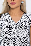 LT Collection Блуза 543026 Б13778-16М черно-белый