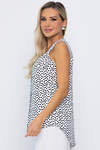 LT Collection Блуза 543026 Б13778-16М черно-белый