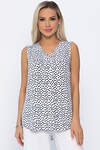 LT Collection Блуза 543026 Б13778-16М черно-белый