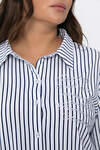 LT Collection Рубашка 543031 Б13811-20М Белый/синий