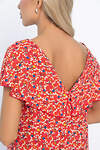 LT Collection Платье 543036 П13829-16М Красно-оранжевый