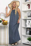 LT Collection Сарафан 543037 П13853-10М Серо-синий