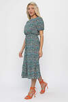 LT Collection Платье 543214 П13858-35М зеленый/мультиколор